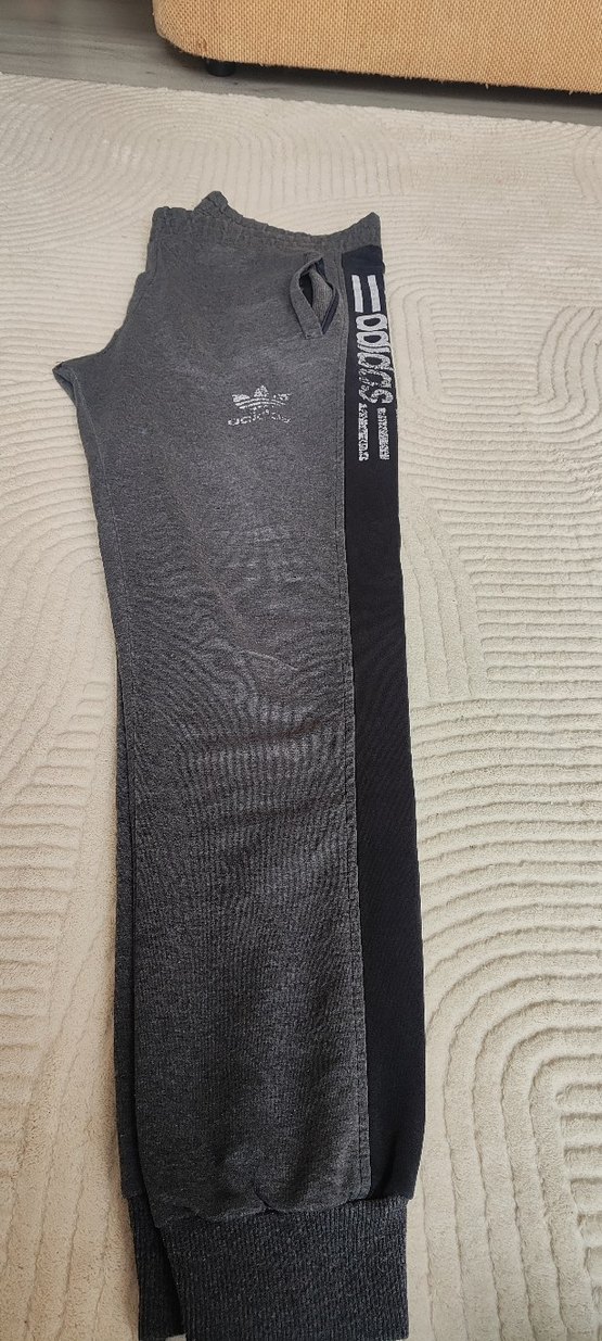 Gri Elastik Bel Erkek Eşofman Altı - Görsel 4