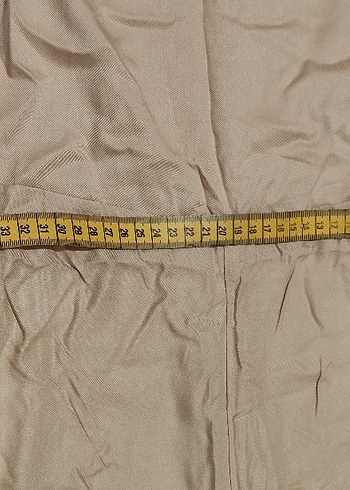 Bej Keten Kadın Uzun Tulum sırtı açık tulum - Görsel 5