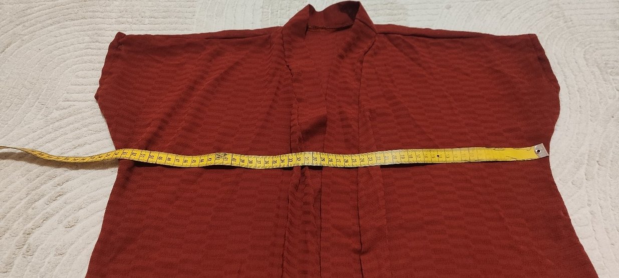 kiremit rengi Uzun pareo - Görsel 4