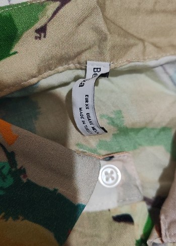 kısa kollu Çok Renkli Gömlek - Görsel 3