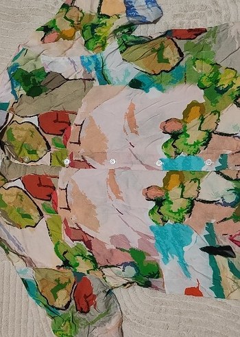 kısa kollu Çok Renkli Gömlek - Görsel 5