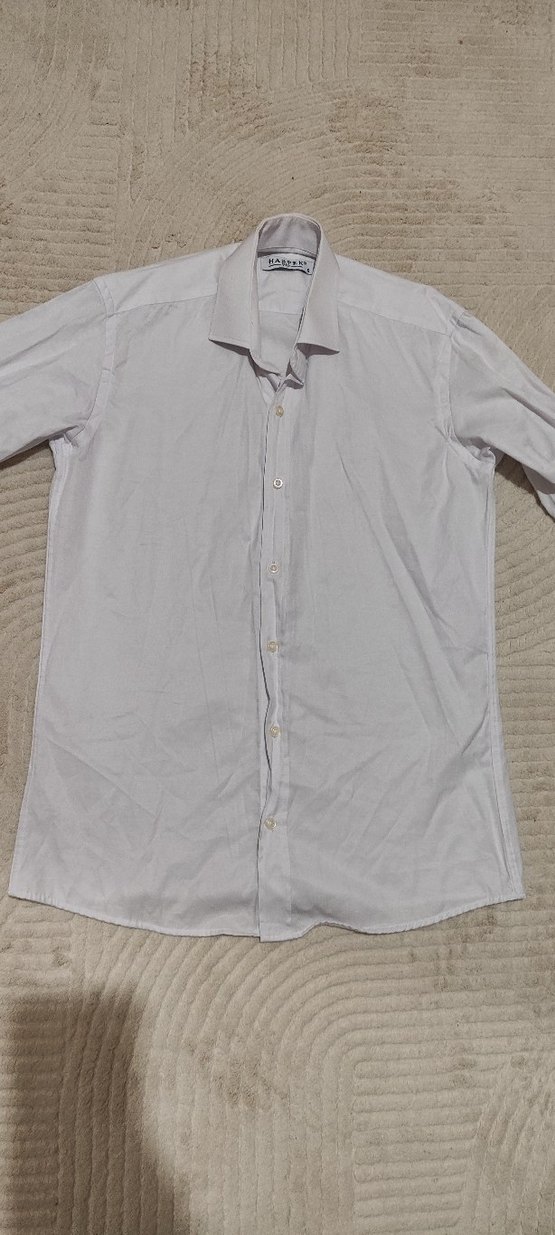 Erkek Beyaz klasik Gömlek haspek marka - Görsel 5