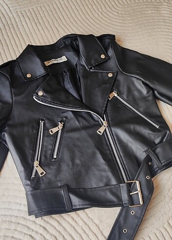 Deri ceket biker ceket 