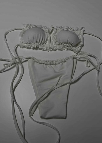 xxl Beden Beyaz Bikini takımı