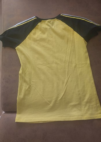 LC Waikiki Sarı Siyah Baskılı Erkek Tişört