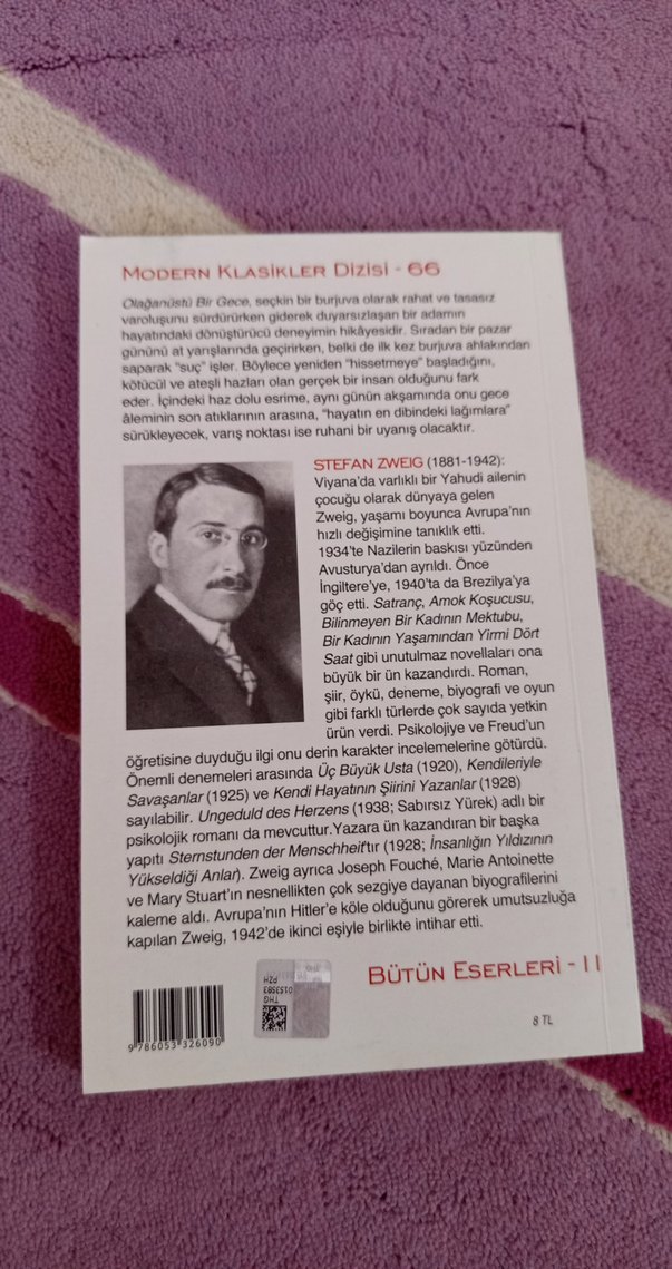 Olağanüstü Bir Gece - Stefan Zweig - Görsel 2