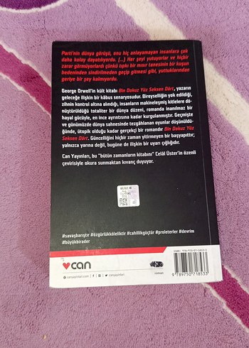 George Orwell - 1984 Roman - Görsel 2