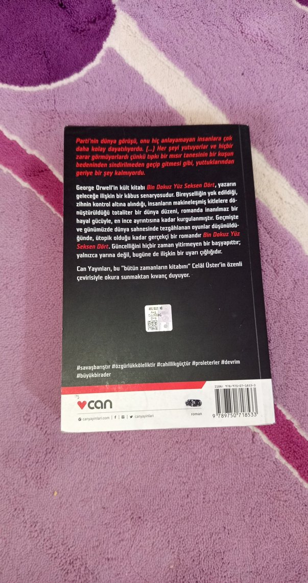 George Orwell - 1984 Roman - Görsel 2