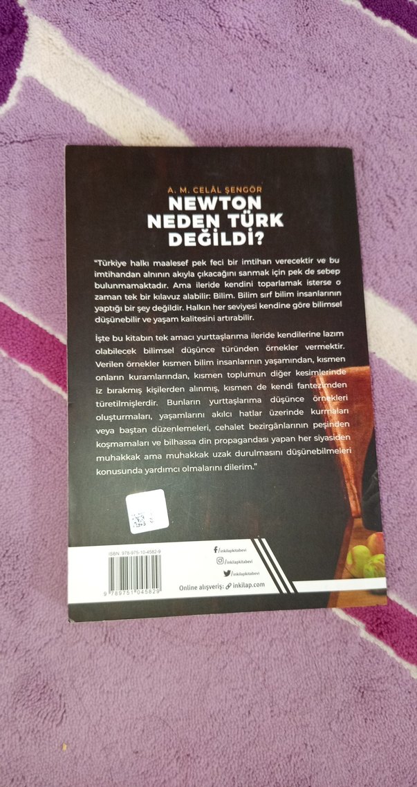 Newton Neden Türk Değildi? - A.M. Celâl Şengör - Görsel 2