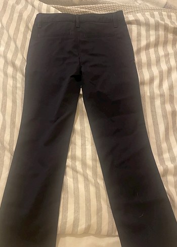 7 Yaş Beden Çocuk lacivert likralı Kumaş Pantolon, Normal Boy, Regular Fit