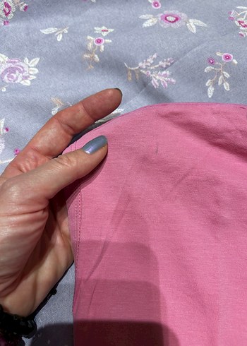 Kız Çocuk Pembe Baskılı Pamuklu Tişört - Görsel 2