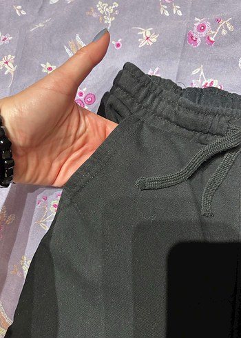 Kızlar/erkek için Siyah Rahat Kesim Eşofman Altı 2 tane - Görsel 5