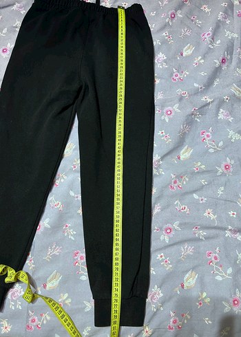 Kızlar/erkek için Siyah Rahat Kesim Eşofman Altı 2 tane - Görsel 2