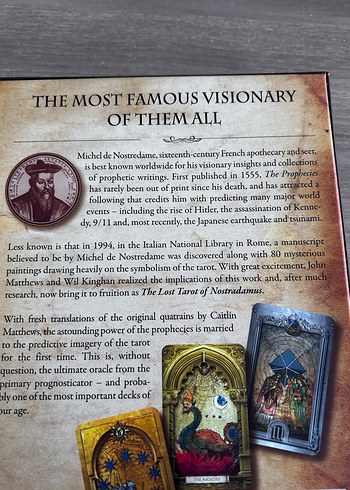 Nostradamus'un Kayıp Tarot Kartları - Görsel 2