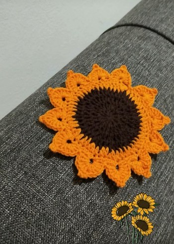 crochet sunflowers