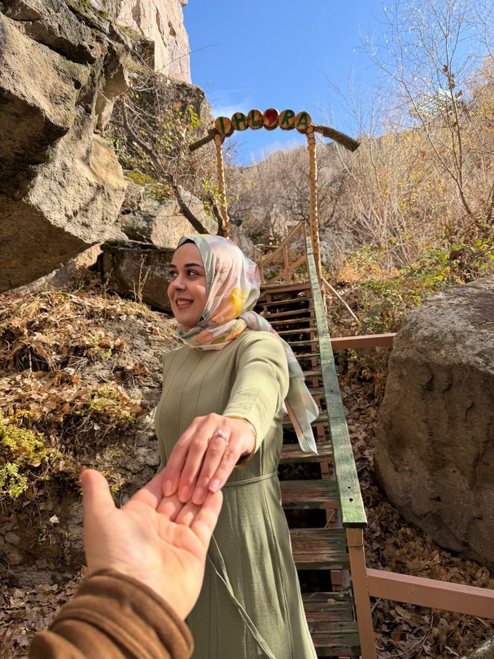 Trendyol modest triko elbise - Görsel 2