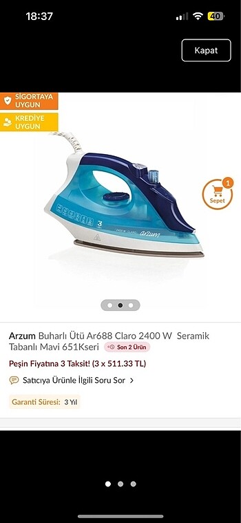 Arzum ütü