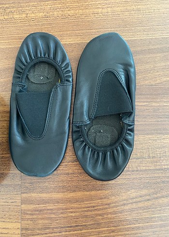 Kız Çocuk Beyaz Lastikli Bale Ayakkabısı - Görsel 4