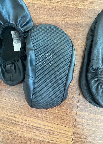 Kız Çocuk Beyaz Lastikli Bale Ayakkabısı - Görsel 5