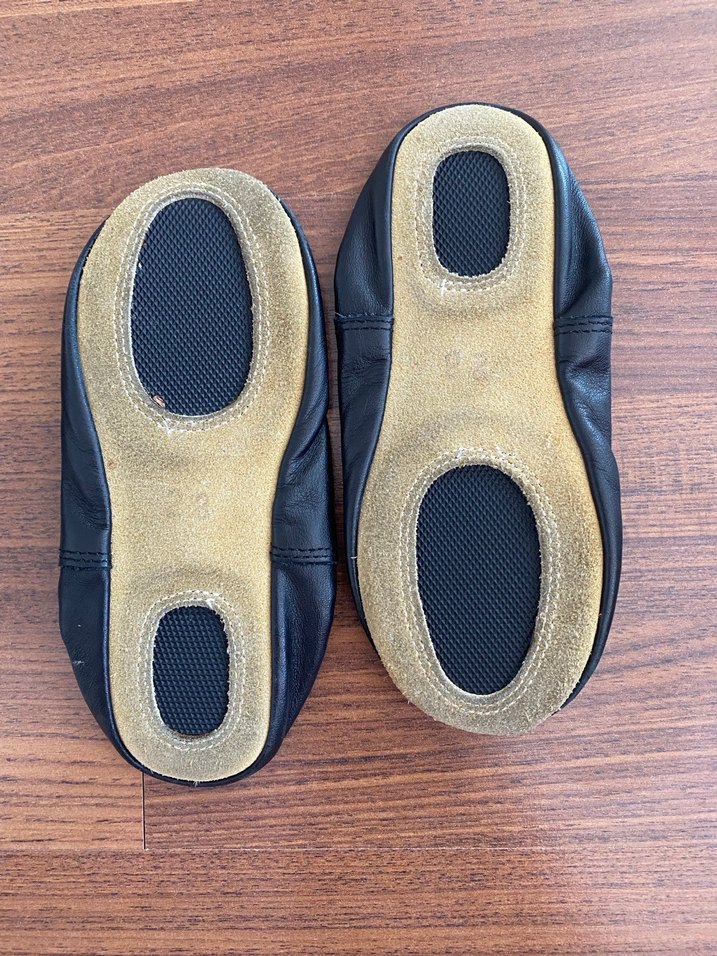 Kız Çocuk Beyaz Lastikli Bale Ayakkabısı - Görsel 3