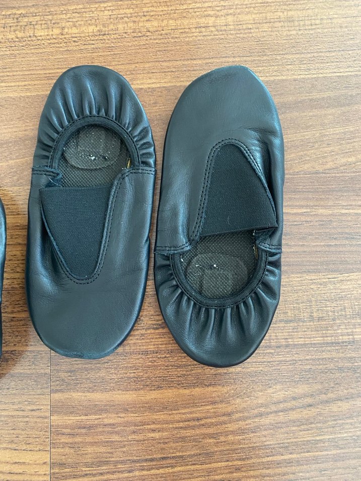 Kız Çocuk Beyaz Lastikli Bale Ayakkabısı - Görsel 4