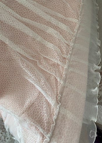 Nakışlı Pudra Pembe Yatak Örtüsü - Görsel 7