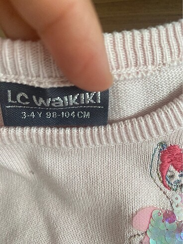 4 Yaş Beden pembe Renk LCW elbise