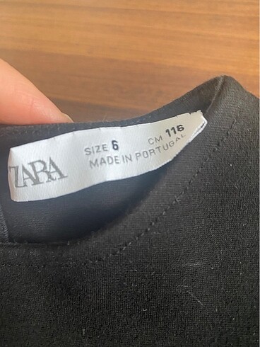 4 Yaş Beden Zara elbise