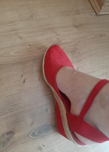 Keten sandalet - Görsel 3