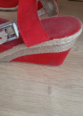 Keten sandalet - Görsel 8