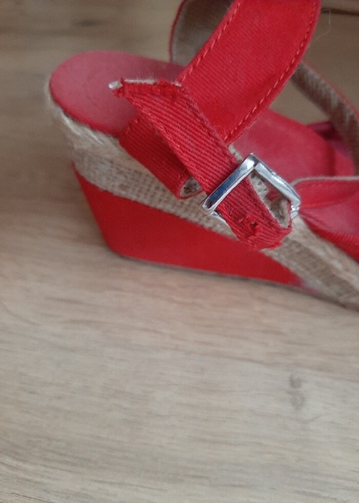 Keten sandalet  - Görsel 2