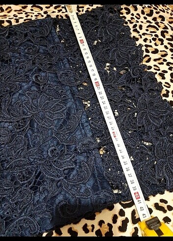 Dantelli midi abiye - Görsel 6