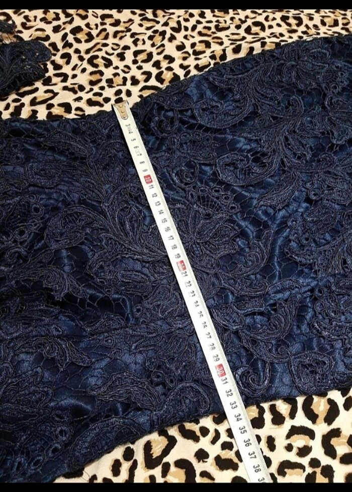 Dantelli midi abiye - Görsel 3