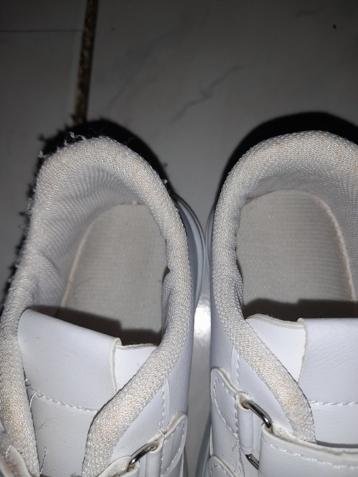 Beyaz Erkek Çocuk Cırt Cırtlı Spor Ayakkabı - Görsel 2