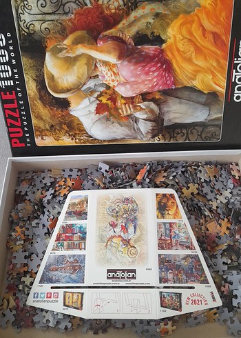 Anatolian 1000 Parça Turuncu Puzzle
