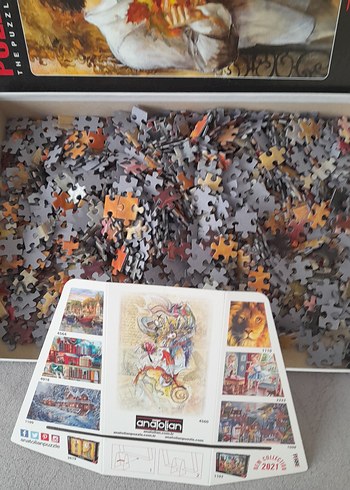 Anatolian 1000 Parça Turuncu Puzzle - Görsel 5