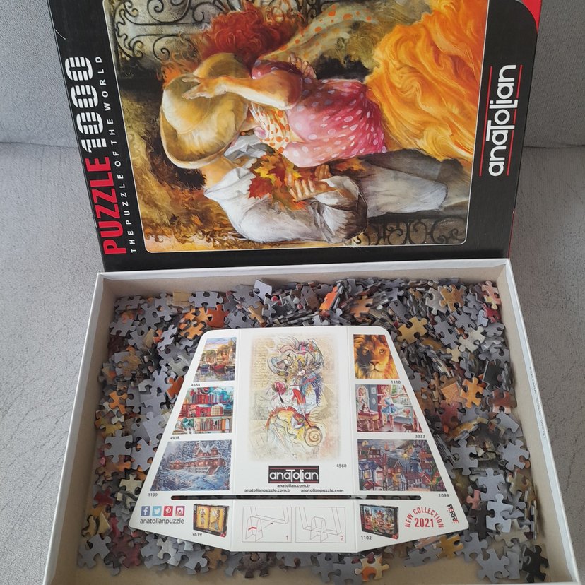 Anatolian 1000 Parça Turuncu Puzzle - Görsel 2