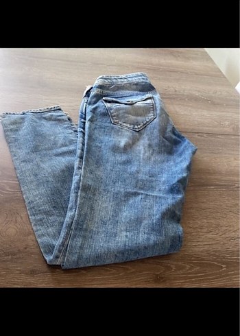 Mavi Jeans Mavi marka Orjinall Gri Yıpratmalı Kadın Denim Pantolon