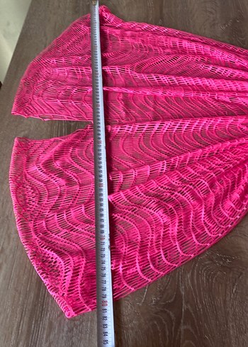 Pembe Dantel Detaylı Midi Bohem Pareo - Görsel 4