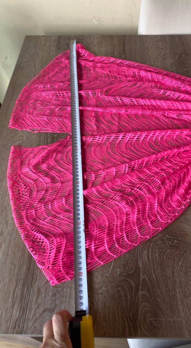 Pembe Dantel Detaylı Midi Bohem Pareo - Görsel 4