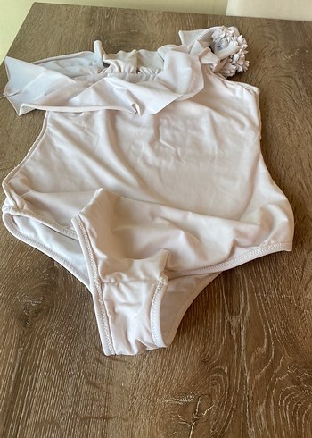 Penti Beyaz İnce Askılı Midi Mayo - Görsel 8