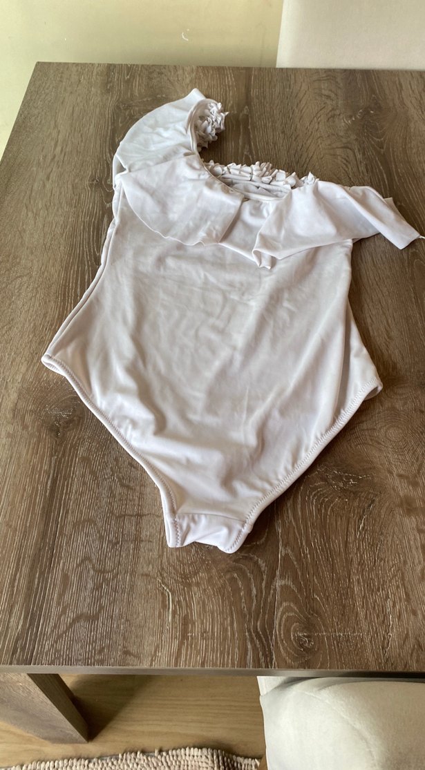 Penti Beyaz İnce Askılı Midi Mayo - Görsel 4