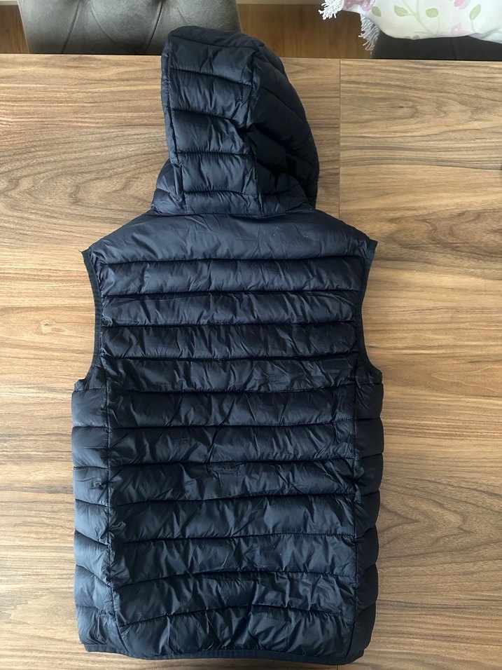 Kapüşonlu Lacivert Şişme Yelek - Görsel 2