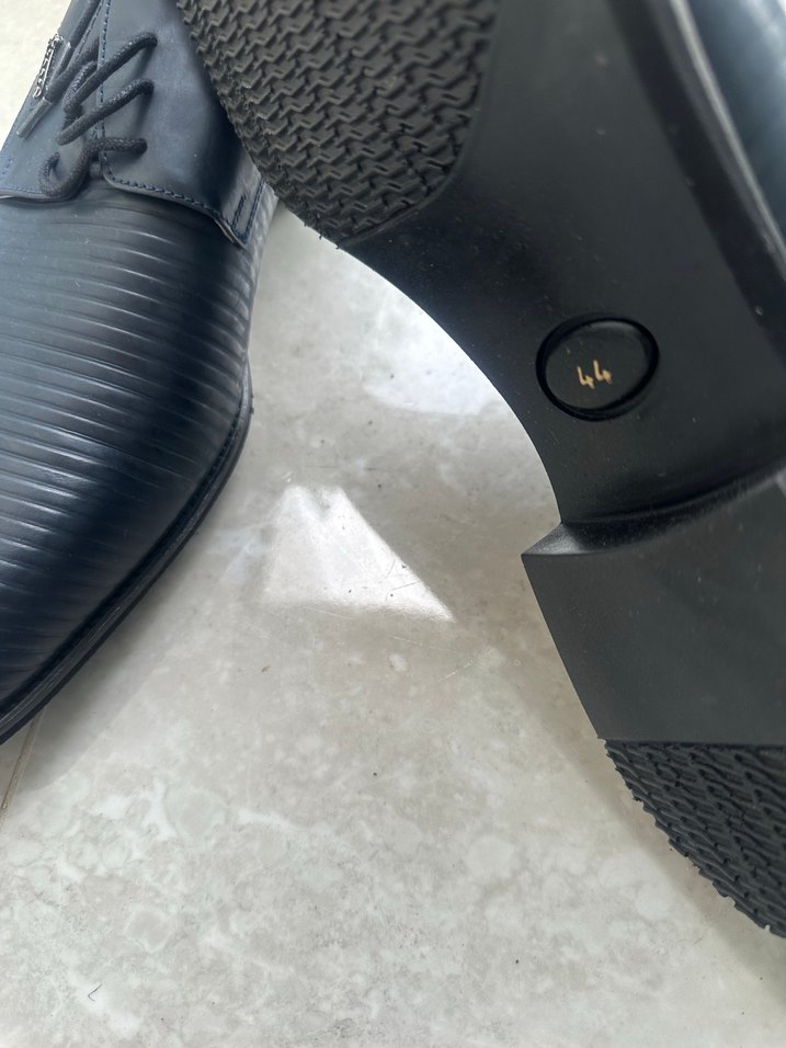 Erkek lacivert Pileli Klasik İş Ayakkabısı - Görsel 4