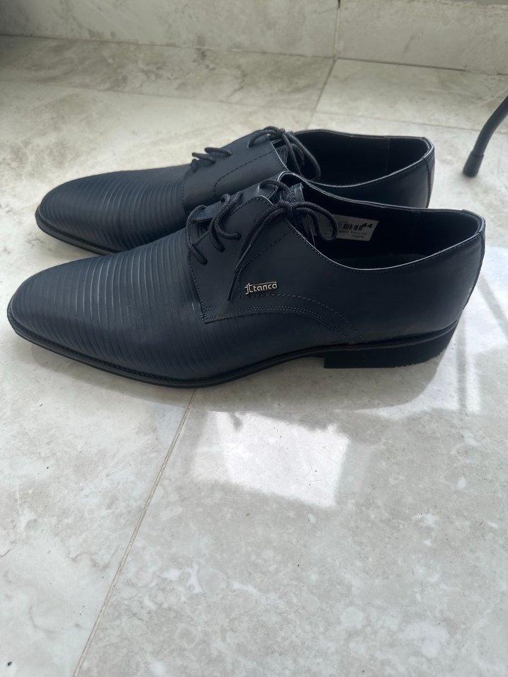 Erkek lacivert Pileli Klasik İş Ayakkabısı - Görsel 2