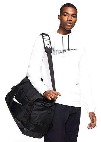 Nike Siyah Nike Baskılı Spor Çantası