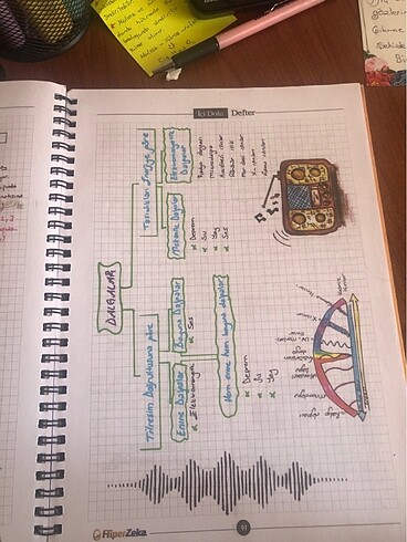  Beden Renk Hiperzeka içi dolu defter
