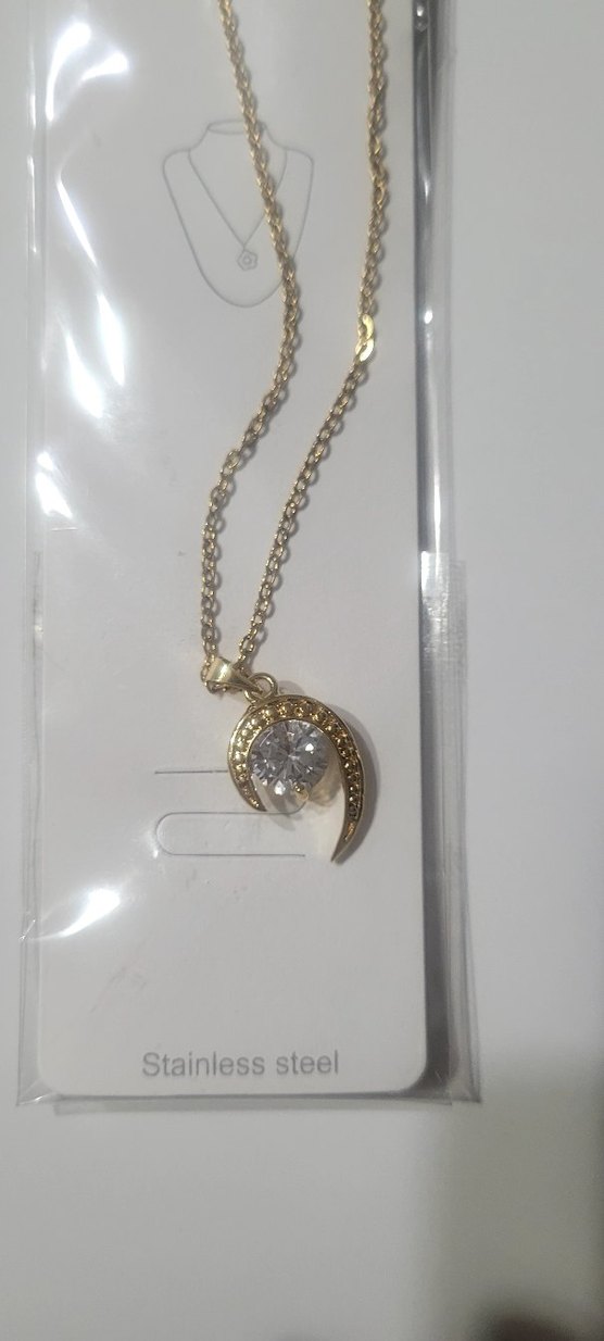 Zincir Detaylı Altın Renk Bohem Kadın Kolye - Görsel 5