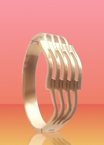 Tokalı Gold Minimalist Kadın Bileklik - Görsel 2