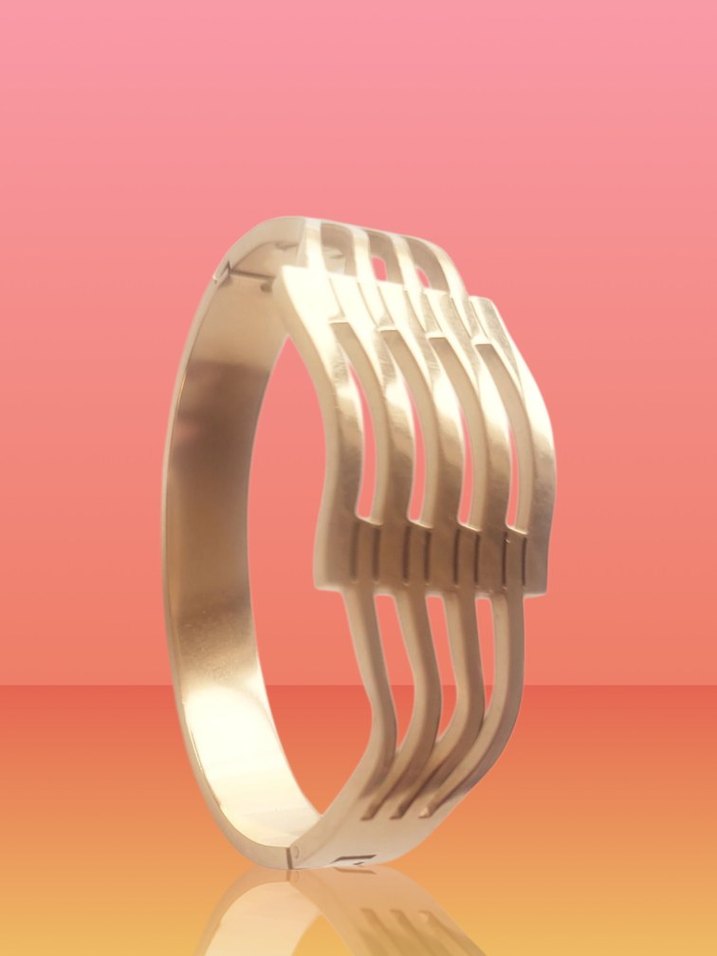 Tokalı Gold Minimalist Kadın Bileklik - Görsel 2